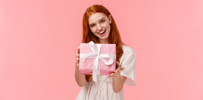 A Sister getting graduation gift